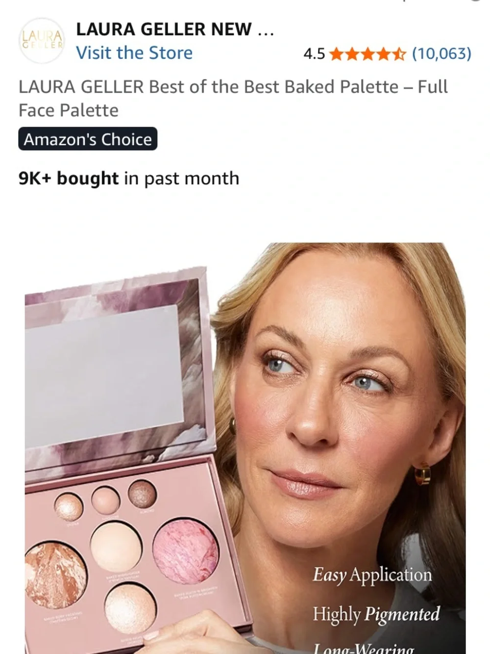Laura Geller Pink & Neutral Full Face Baked Palette